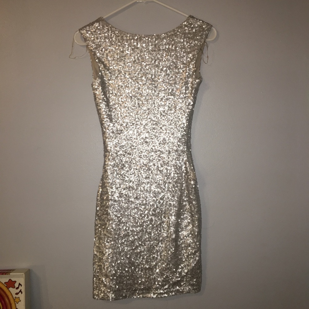 Silver dress